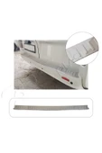 BRSPLAST  Renault Trafic Uyumlu 2001-2014 Geniş Model Krom Arka Tampon Üstü Koruma Paslanmaz Çelik Large thumbnail 1