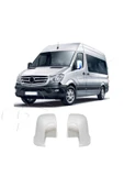 BRSPLAST  Mercedes Sprinter W907 Uyumlu 2018 ve Üzeri Ayna Kapağı 2 Parça Abs Krom Kaplama thumbnail 2