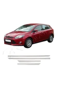 BRSPLAST  Ford Focus 3 Uyumlu 2011 ve Üzeri Krom Yan Kapı Çıtası 4 Parça Paslanmaz Çelik thumbnail 2