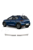 BRSPLAST  Dacia Sandero Uyumlu 2021 Ve Üzeri Krom Bagaj İç Eşiği 2 Parça Paslanmaz Çelik thumbnail 2