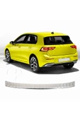 BRSPLAST  Volkswagen Golf 8 HB Uyumlu 2019 Ve Üzeri Krom Arka Tampon Üstü Koruma Paslanmaz Çelik thumbnail 2
