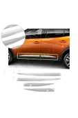 BRSPLAST  Peugeot 2008 Uyumlu 2020 ve Üzeri Krom Yan Kapı Çıtası 4 Parça Paslanmaz Çelik thumbnail 1
