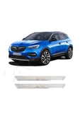 BRSPLAST  Opel Grandland X Uyumlu 2017 Ve Üzeri Krom Kapı Eşiği 2 Parça Paslanmaz Çelik thumbnail 2
