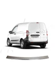 BRSPLAST  Ford Courier Uyumlu 2023 Ve Üzeri Krom Arka Tampon Üstü Koruma Paslanmaz Çelik thumbnail 2