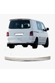 BRSPLAST  Volkswagen T5 Uyumlu 2003-2012 Krom Arka Tampon Üstü Koruma Paslanmaz Çelik thumbnail 2