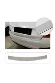 BRSPLAST  Skoda Octavia IV SD Uyumlu 2020 Ve Üzeri Krom Arka Tampon Üstü Koruma Paslanmaz Çelik thumbnail 1