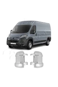 BRSPLAST  Citroen Jumper Uyumlu 2024 Ve Üzeri Ayna Kapağı 2 Parça Abs Krom Kaplama thumbnail 1