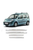 BRSPLAST  Renault Kangoo Uyumlu 2008-2011 Krom Yan Kapı Çıtası 4 Parça Paslanmaz Çelik thumbnail 2