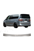 BRSPLAST  Volkswagen Transporter T7 Uyumlu 2024 Ve Üzeri Krom Arka Tampon Üstü Koruma Paslanmaz Çelik thumbnail 1