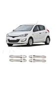 BRSPLAST  Hyundai i20 Uyumlu 2012-2014 Krom Kapı Kolu 4 Kapı Paslanmaz Çelik thumbnail 2