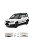 BRSPLAST  Skoda Yeti Uyumlu 2009-2017 Krom Kapı Kolu 4 Kapı Paslanmaz Çelik thumbnail 2
