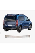 BRSPLAST  Doblo Uyumlu 2022 Ve Üzeri Krom Arka Tampon Üstü Koruma Paslanmaz Çelik thumbnail 2