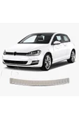 BRSPLAST  Volkswagen Polo V HB Uyumlu 2009-2015 Krom Arka Tampon Üstü Koruma Paslanmaz Çelik thumbnail 2