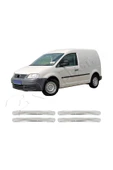 BRSPLAST  Volkswagen Caddy Uyumlu 2003-2010 Krom Ön Tampon Kaşı 4 Parça Paslanmaz Çelik thumbnail 2