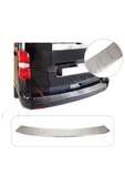 BRSPLAST  Toyota Proace Verso Uyumlu 2016 Ve Üzeri Uzun Model Krom Arka Tampon Üstü Koruma Paslanmaz Çelik thumbnail 1