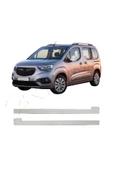 BRSPLAST  Opel Combo E Uyumlu 2012-2023 Krom Sürgü Çıtası 2 Parça Paslanmaz Çelik thumbnail 2