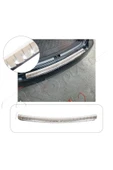 BRSPLAST  Volkswagen Touran 1 Uyumlu 2003-2010 Krom Arka Tampon Üstü Koruma Paslanmaz Çelik thumbnail 1