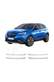 BRSPLAST  Opel Grandland X Uyumlu 2016 Ve Üzeri Krom Ön Panjur 4 Parça Paslanmaz Çelik thumbnail 5