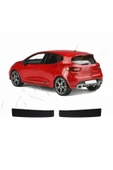 BRSPLAST  Renault Clio 4 HB Uyumlu 2012-2019 Abs Arka Tampon Üstü Koruma 2 Parça thumbnail 1