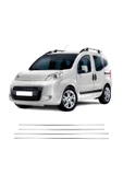 BRSPLAST  Fiat Fiorino Uyumlu 2007-2015 Krom Ön Tampon Çıtası 4 Parça Paslanmaz Çelik thumbnail 1