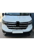 BRSPLAST  Renault Trafic 3 Uyumlu 2020-2024 Krom Ön Panjur 3 Parça Paslanmaz Çelik thumbnail 2