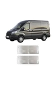 BRSPLAST  Ford Transit Uyumlu 2014 Ve Üzeri Krom Geniş Kapı Eşiği (Yazısız) 2 Parça Paslanmaz Çelik thumbnail 1