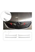 BRSPLAST  Opel Grandland X Uyumlu 2016 Ve Üzeri Krom Ön Panjur 4 Parça Paslanmaz Çelik thumbnail 1