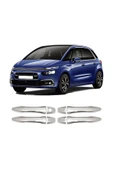 BRSPLAST  Citroen C4 Picasso Uyumlu 2013-2018 Krom Kapı Kolu 4 Kapı Paslanmaz Çelik thumbnail 1