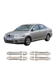 BRSPLAST  Toyota Avensis Uyumlu 2003-2008 Krom Kapı Kolu 4 Kapı Paslanmaz Çelik thumbnail 1