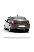 BRSPLAST  Peugeot 301 Uyumlu 2012 ve üzeri Krom Bagaj Alt Çıtası Paslanmaz Çelik thumbnail 2