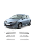 BRSPLAST  Renault Megane 2 Uyumlu 2004-2006 Ön Panjur 6 Panjur Paslanmaz Çelik thumbnail 3