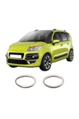 BRSPLAST  Citroen C3 Picasso Uyumlu 2009-2017 Krom Sinyal Çerçevesi 2 Parça Paslanmaz Çelik thumbnail 1