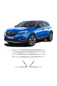 BRSPLAST  Opel Grandland X Uyumlu 2017 Ve Üzeri Krom Cam Çıtası 6 Parça Paslanmaz Çelik - 3