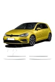 BRSPLAST  Volkswagen Golf 7 Uyumlu 2013-2020 Krom Sis Farı Çıtaları 4 Parça Paslanmaz Çelik thumbnail 1