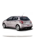 BRSPLAST  Peugeot 208 Uyumlu 2012 ve üzeri Krom Bagaj Alt Çıtası Paslanmaz Çelik thumbnail 2