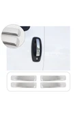 BRSPLAST  Citroen Nemo Uyumlu 2007-2016 Krom Kapı Kolu 4 Kapı Paslanmaz Çelik thumbnail 2