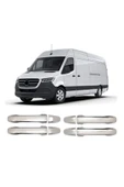 BRSPLAST  Mercedes Sprinter W907 Uyumlu 2019 Ve Üzeri Krom Kapı Kolu 4 Kapı Paslanmaz Çelik thumbnail 1