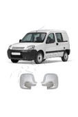 BRSPLAST  Citroen Berlingo Uyumlu 1996-2008 Ayna Kapağı 2 Parça Abs Krom Kaplama thumbnail 1