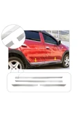 BRSPLAST  Dacia Sandero Stepway Uyumlu 2013 Ve Üzeri Krom Yan Kapı Çıtası 4 Parça Paslanmaz Çelik thumbnail 1
