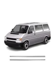 BRSPLAST  Volkswagen Transporter T4 Uyumlu 1990-2003 Krom Cam Çıtası 2 Parça Paslanmaz Çelik thumbnail 2