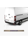 BRSPLAST  Mercedes Sprinter Uyumlu Krom Bagaj Çıtası Mavi Ledli Paslanmaz Çelik thumbnail 1