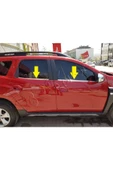 BRSPLAST  Dacia Duster Uyumlu 2018-2024 Krom Cam Çıtası 4 Parça Paslanmaz Çelik thumbnail 2
