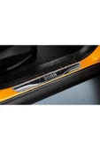 BRSPLAST  Peugeot 2008 Uyumlu Kapı Eşiği Karbon Krom 4 Parça thumbnail 3