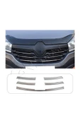 BRSPLAST  Renault Trafic Uyumlu 2014-2020 Krom Ön Panjur 5 Parça Paslanmaz Çelik thumbnail 2