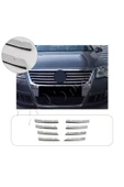 BRSPLAST  Volkswagen Passat B6 Uyumlu 2005-2010 Krom Ön Panjur 8 Parça Paslanmaz Çelik thumbnail 1