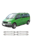 BRSPLAST  Mercedes Viano W638 Uyumlu 1998-2003 Krom Kapı Kolu 4 Kapı Paslanmaz Çelik thumbnail 1