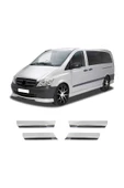 BRSPLAST  Mercedes Vito W639 Facelift Uyumlu 2010-2014 Krom Ön Panjur 4 Parça Paslanmaz Çelik thumbnail 2