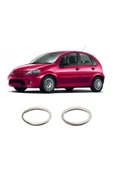 BRSPLAST  Citroen C3 Uyumlu 2002-2009 Krom Sinyal Çerçevesi 2 Parça Paslanmaz Çelik thumbnail 1