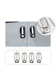 BRSPLAST  Peugeot Bipper Uyumlu 2008 Ve Üzeri Krom Kapı Kolu Çerçeve 4 Kapı 8 Parça Paslanmaz Çelik thumbnail 1