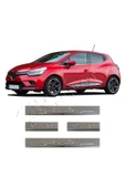 BRSPLAST  Renault Clio 4 Hb Uyumlu 2012-2018 Krom Kapı Eşiği 4 Kapı Paslanmaz Çelik thumbnail 3